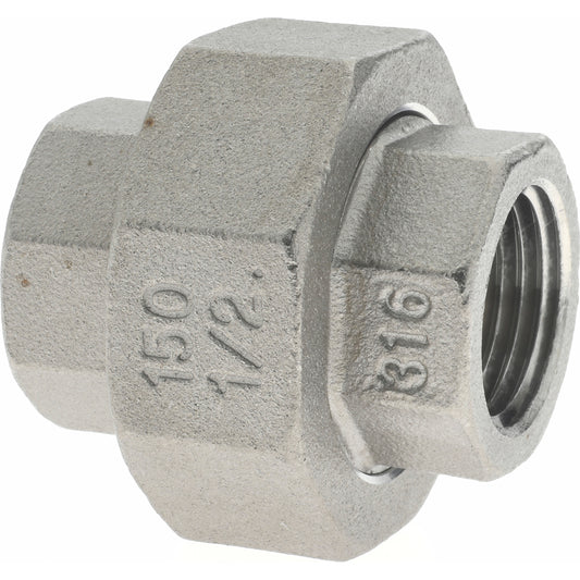 Merit Brass K687-08 Pipe Union 1/2", 316 Stainless Steel