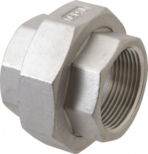 Merit Brass K687-20 Pipe Union 1-1/4", 316 Stainless Steel