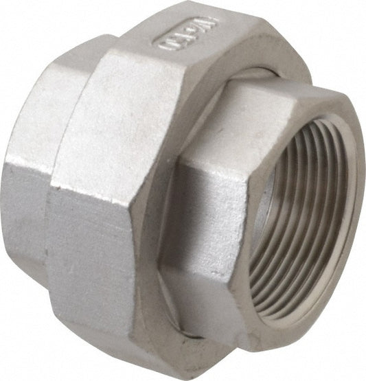 Merit Brass K687-20 Pipe Union 1-1/4", 316 Stainless Steel