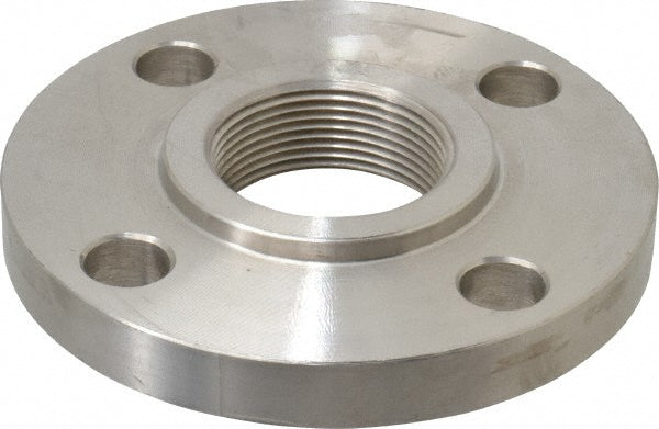 Merit Brass A635-24 1-1/2" Pipe, 5" OD, Stainless Steel, Threaded Pipe Flange
