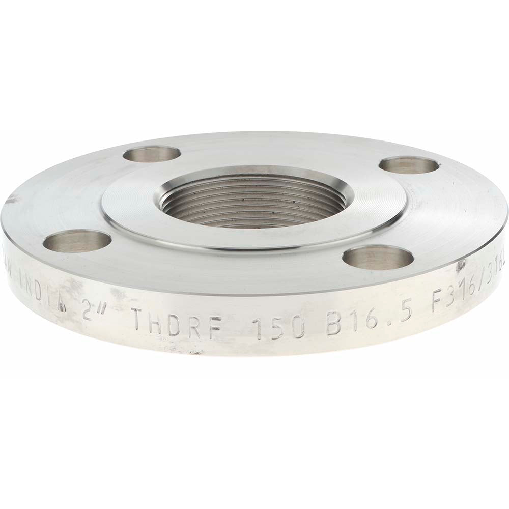 Merit Brass A635-32 2" Pipe, 6" OD, Stainless Steel, Threaded Pipe Flange