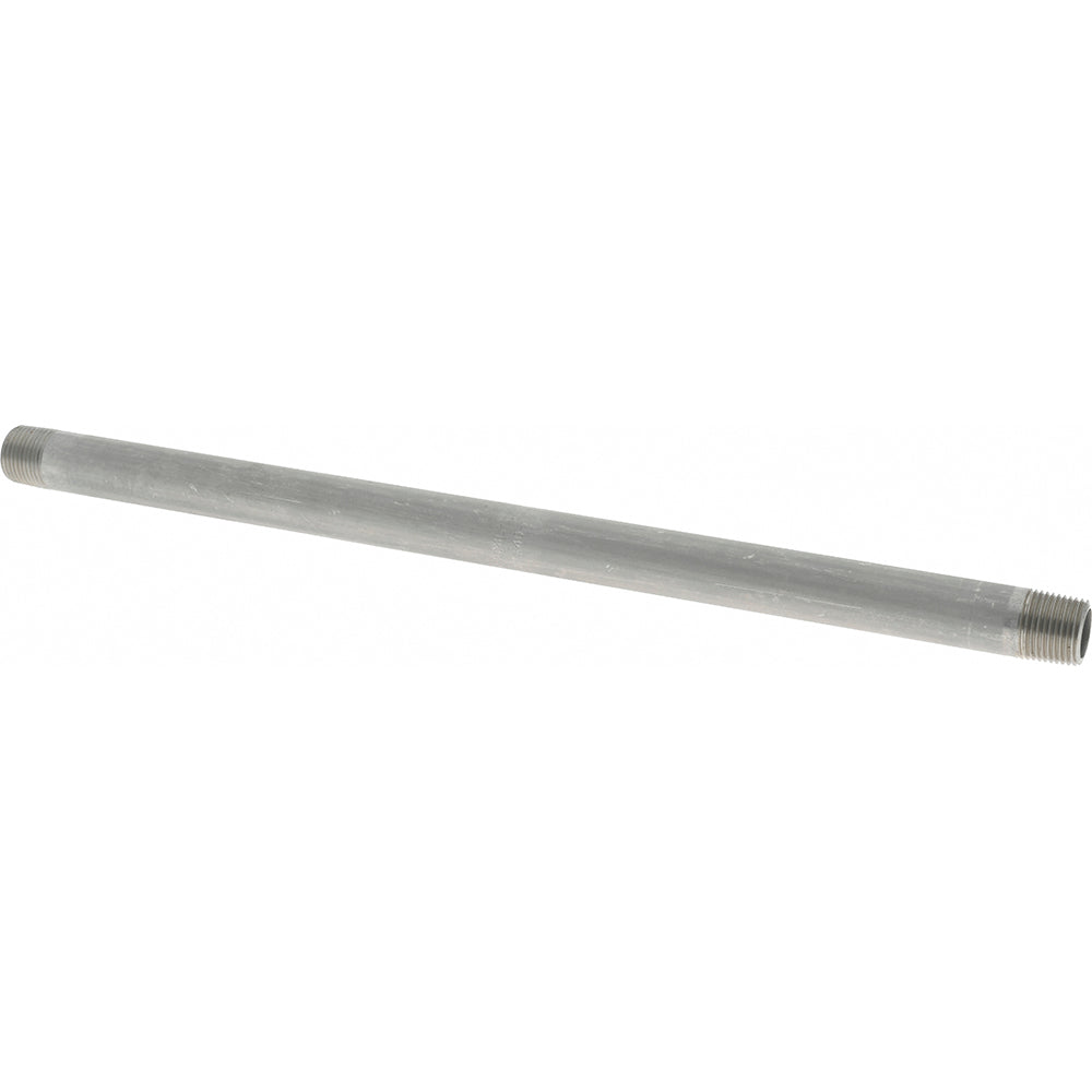 Merit Brass 4006-1200 Stainless Steel Pipe Nipple 3/8" Pipe, Grade 304 & 304L