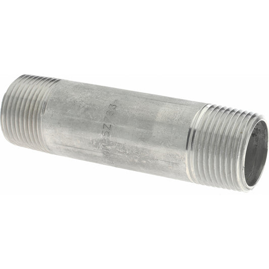 Merit Brass 4012-350 Stainless Steel Pipe Nipple 3/4" Pipe, Grade 304 & 304L