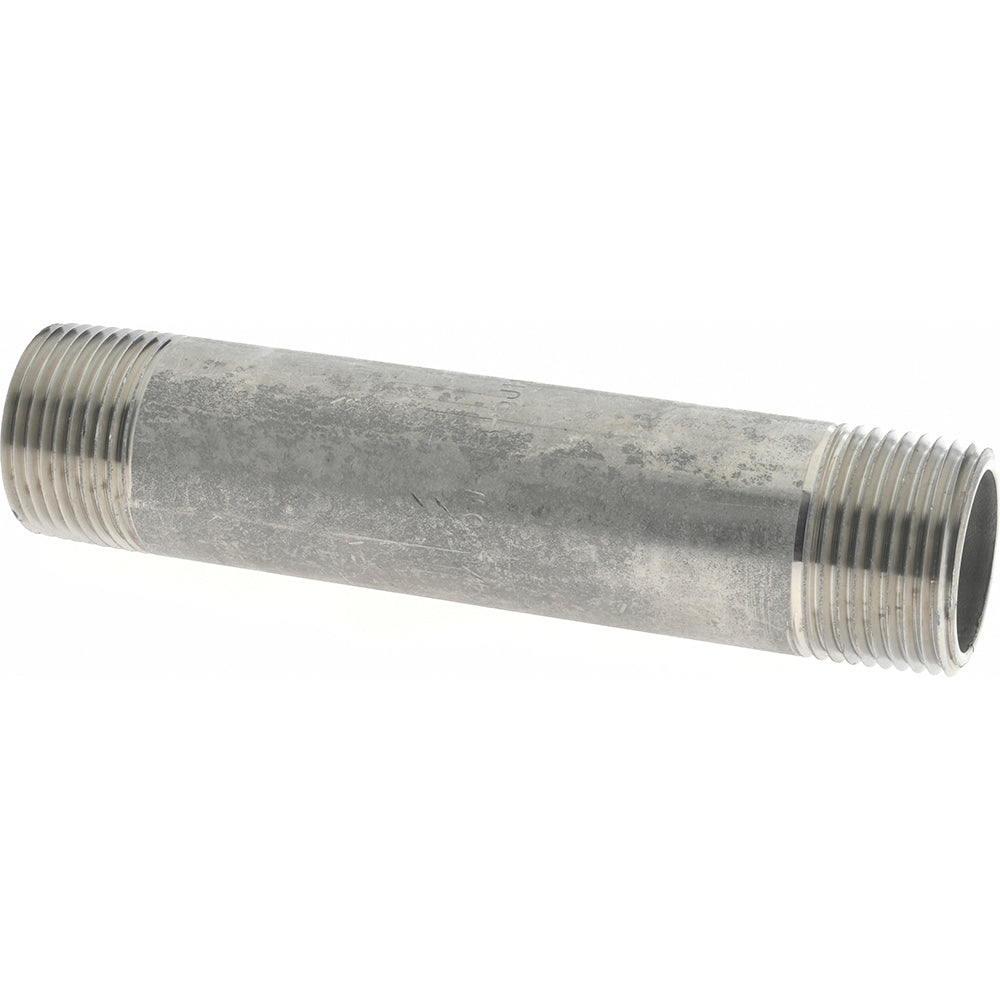 Merit Brass 4012-450 Stainless Steel Pipe Nipple 3/4" Pipe, Grade 304 & 304L