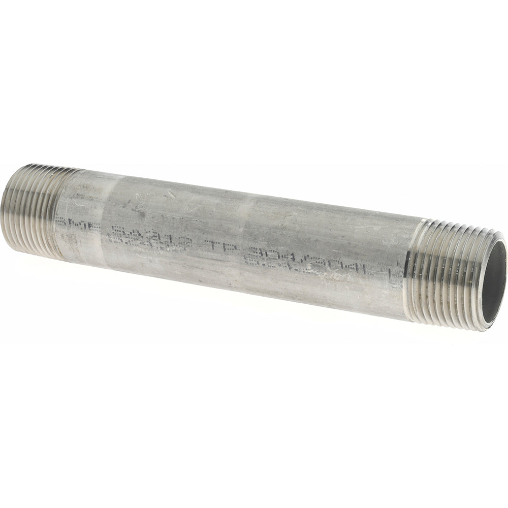 Merit Brass 4012-550 Stainless Steel Pipe Nipple 3/4" Pipe, Grade 304 & 304L