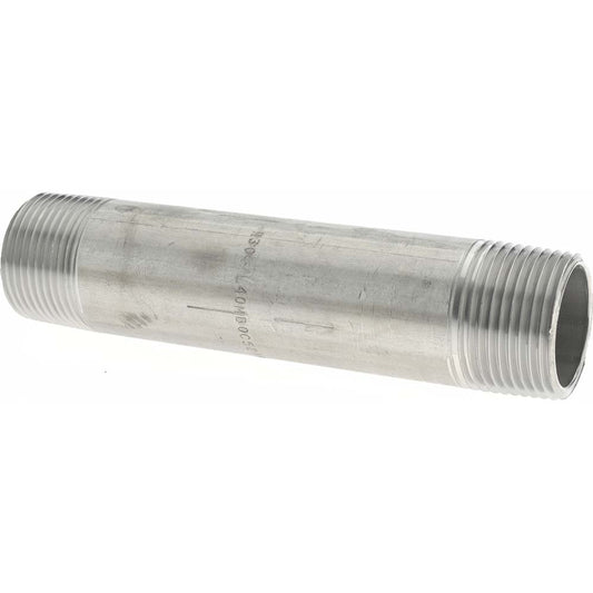 Merit Brass 4016-550 Stainless Steel Pipe Nipple 1" Pipe, Grade 304 & 304L