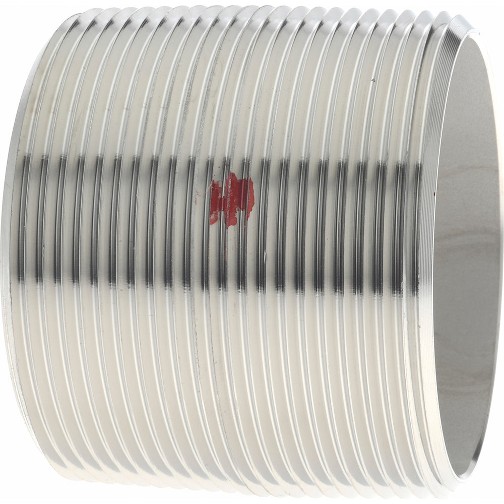 Merit Brass 4032-001 Stainless Steel Pipe Nipple 2" Pipe, Grade 304 & 304L