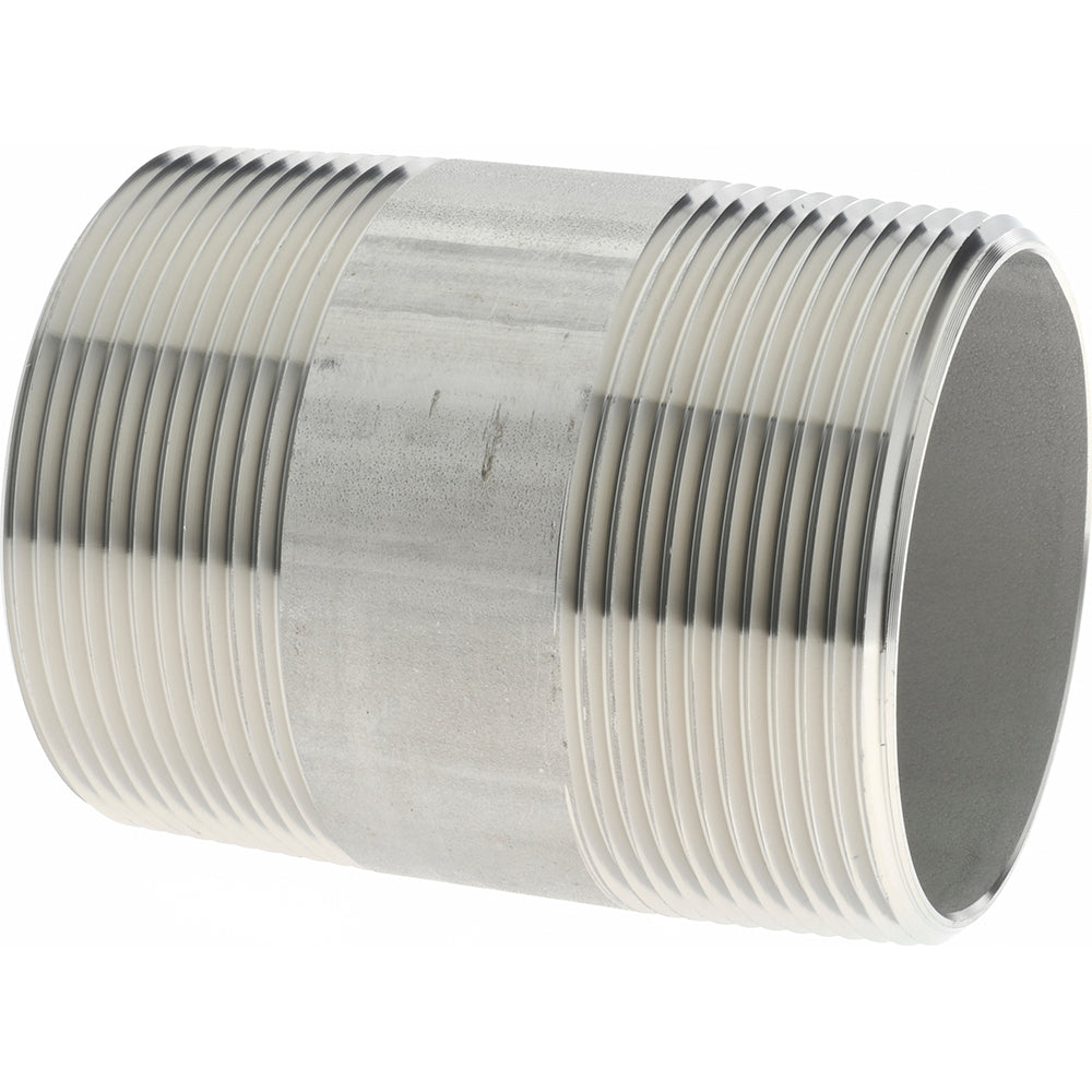 Merit Brass 4032-300 Stainless Steel Pipe Nipple 2" Pipe, Grade 304 & 304L
