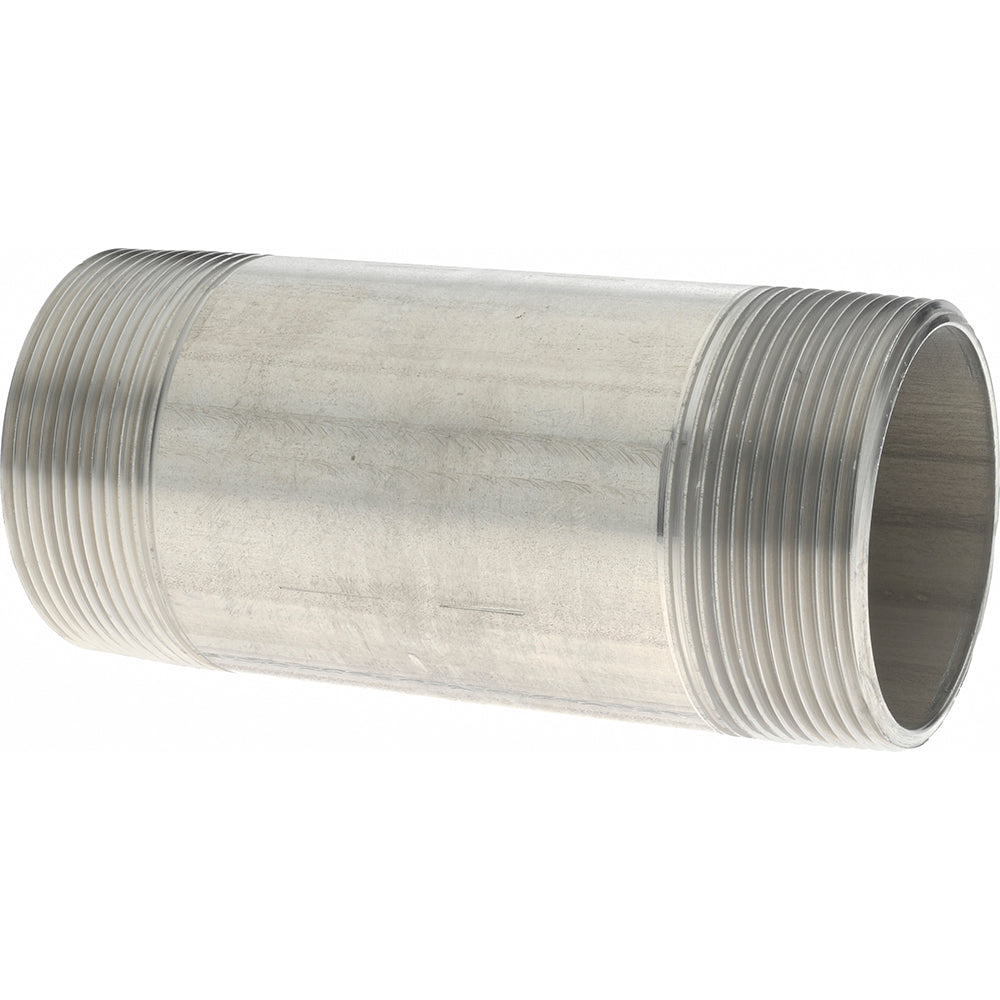 Merit Brass 4032-500 Stainless Steel Pipe Nipple 2" Pipe, Grade 304 & 304L