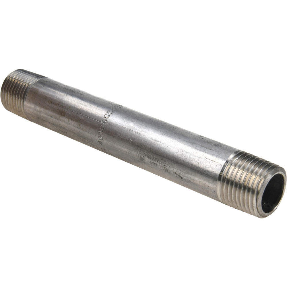 Merit Brass 6008-550 Stainless Steel Pipe Nipple 1/2" Pipe, Grade 316 & 316L