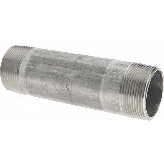 Merit Brass 6024-600 Stainless Steel Pipe Nipple 1-1/2" Pipe, Grade 316 & 316L