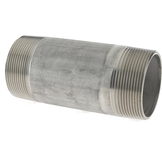 Merit Brass 6032-500 Stainless Steel Pipe Nipple 2" Pipe, Grade 316 & 316L