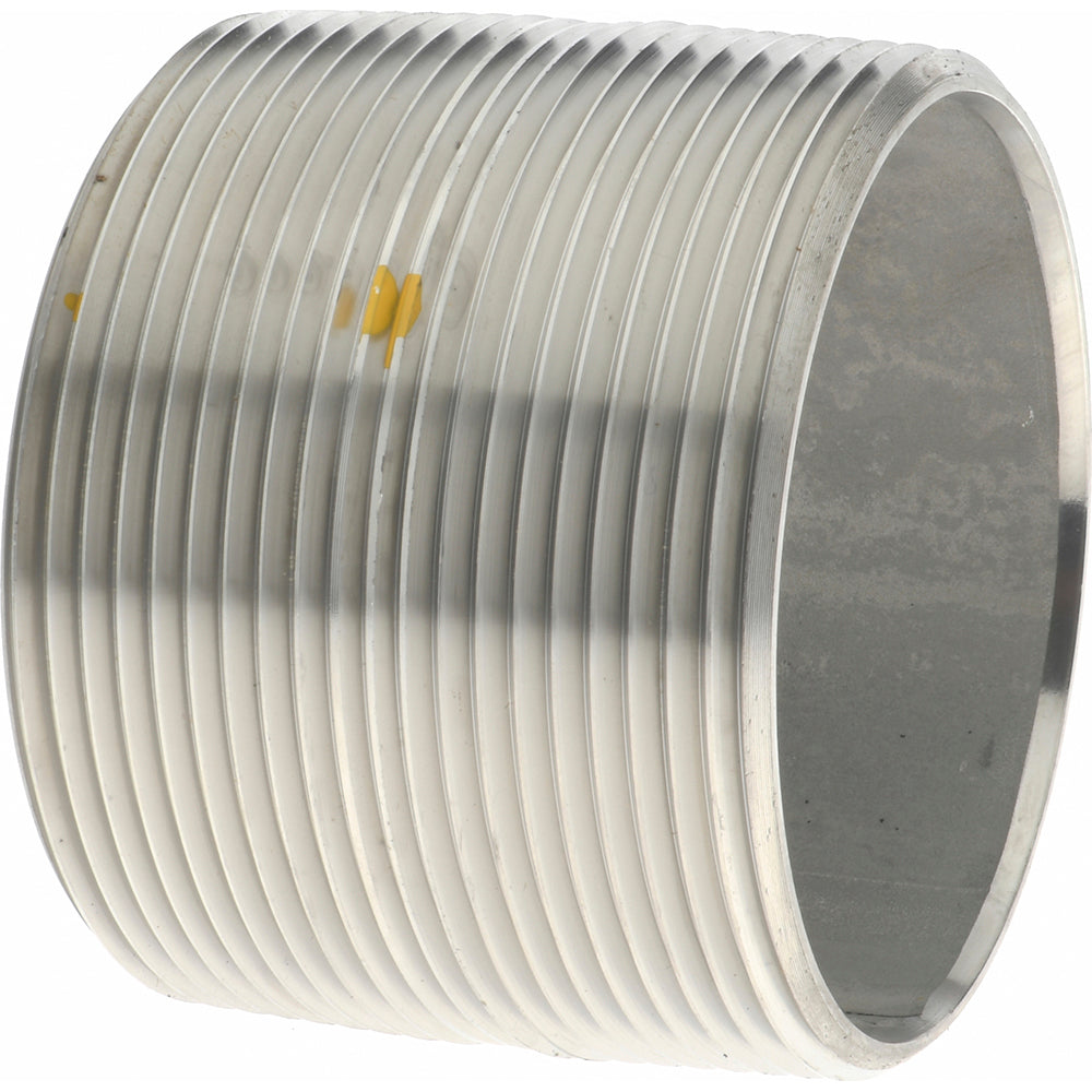 Merit Brass 6048-001 Stainless Steel Pipe Nipple 3" Pipe, Grade 316 & 316L
