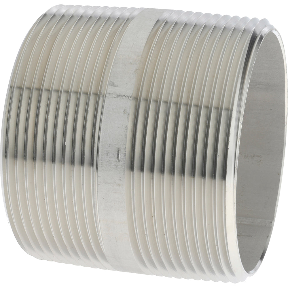 Merit Brass 6048-300 Stainless Steel Pipe Nipple 3" Pipe, Grade 316 & 316L