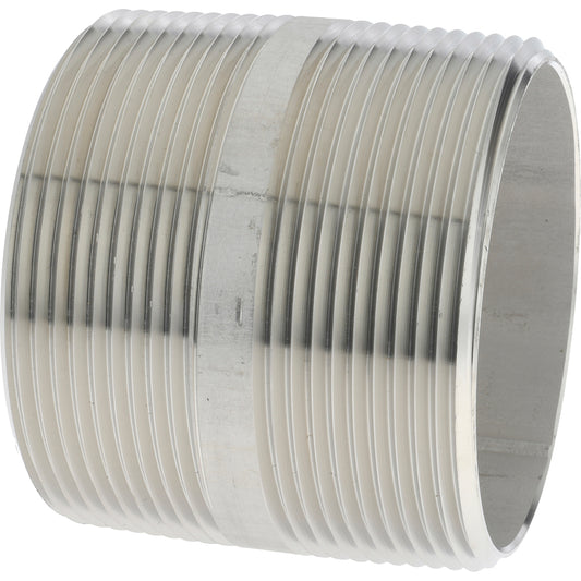 Merit Brass 6048-300 Stainless Steel Pipe Nipple 3" Pipe, Grade 316 & 316L