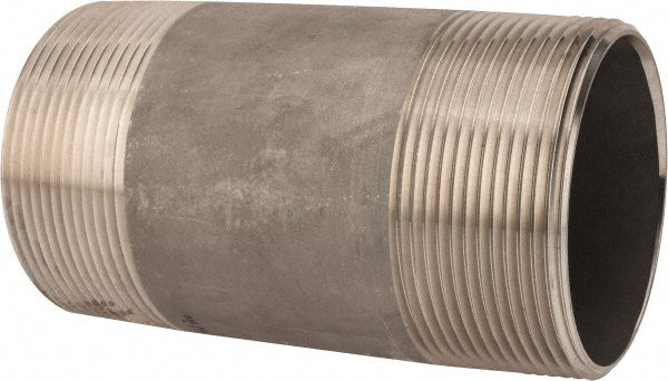 Merit Brass 6048-600 Stainless Steel Pipe Nipple 3" Pipe, Grade 316 & 316L