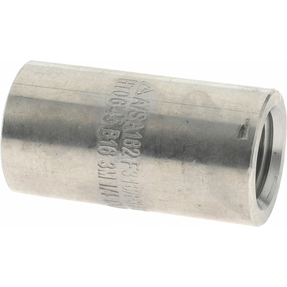 Merit Brass 3611D-04 Pipe Coupling 1/4", 316 & 316L Stainless Steel