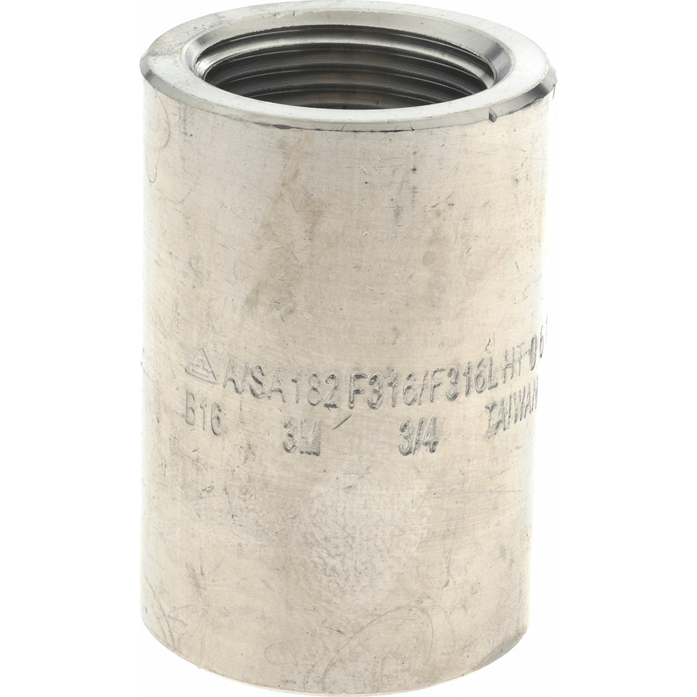 Merit Brass 3611D-12 Pipe Coupling 3/4", 316 & 316L Stainless Steel
