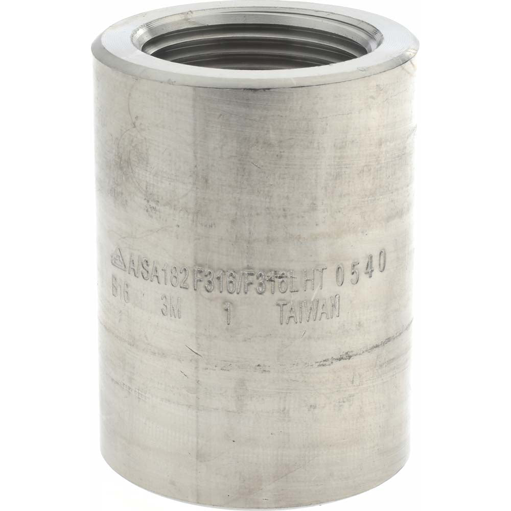 Merit Brass 3611D-16 Pipe Coupling 1", 316 & 316L Stainless Steel