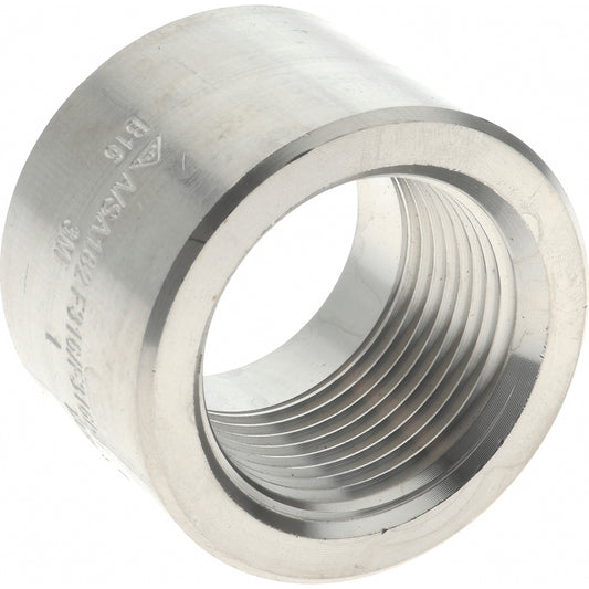 Merit Brass 3611HD-16 Pipe Half Coupling 1", 316 & 316L Stainless Steel