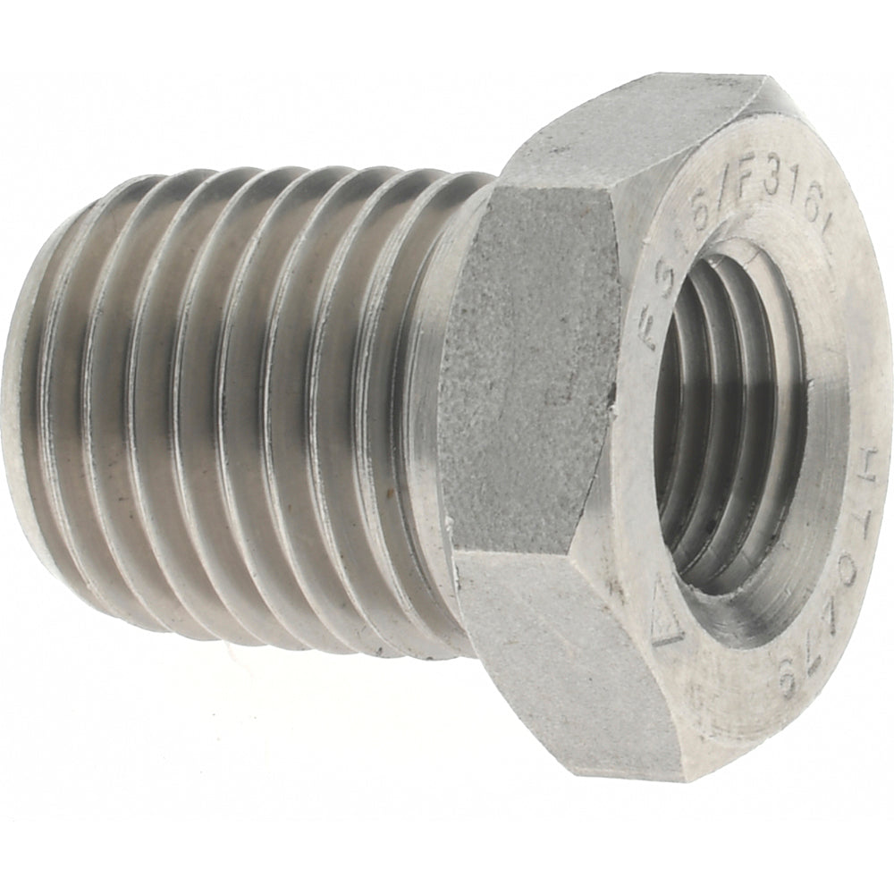 Merit Brass 3614D-0402 Pipe Bushing 1/4", 316 & 316L Stainless Steel