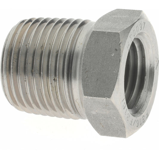 Merit Brass 3614D-0604 Pipe Bushing 3/8", 316 & 316L Stainless Steel