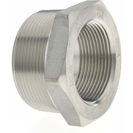 Merit Brass 3614D-3224 Pipe Bushing 2", 316 & 316L Stainless Steel