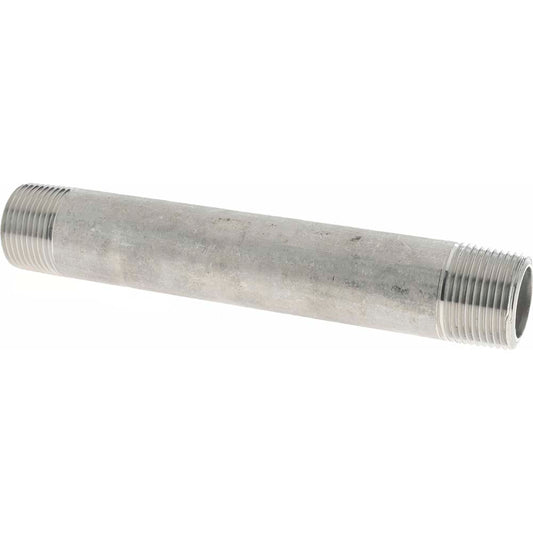 Merit Brass 6512-600 Stainless Steel Pipe Nipple 3/4" Pipe, Grade 316 & 316L