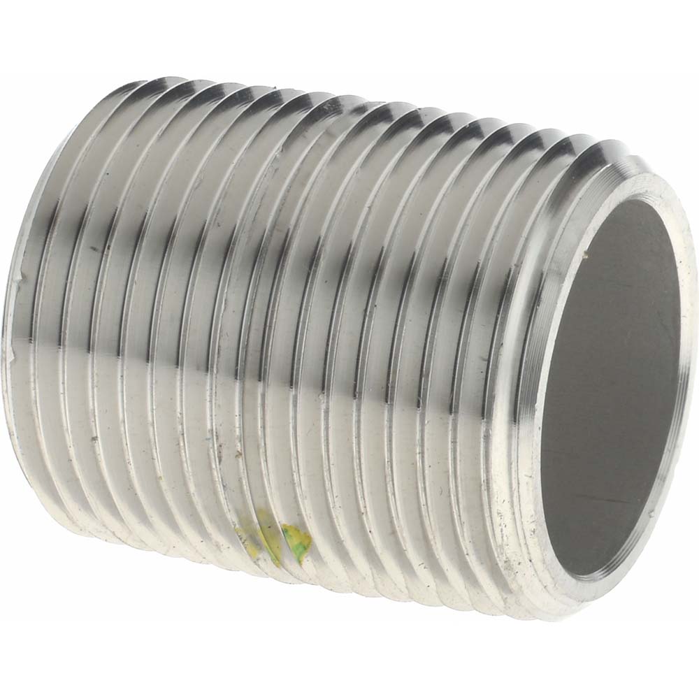 Merit Brass 6516-001 Stainless Steel Pipe Nipple 1" Pipe, Grade 316 & 316L