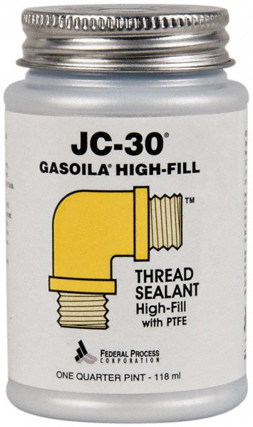 Gasoila JC04 Pipe Thread Sealant Oyster White, 1/4 pt Can