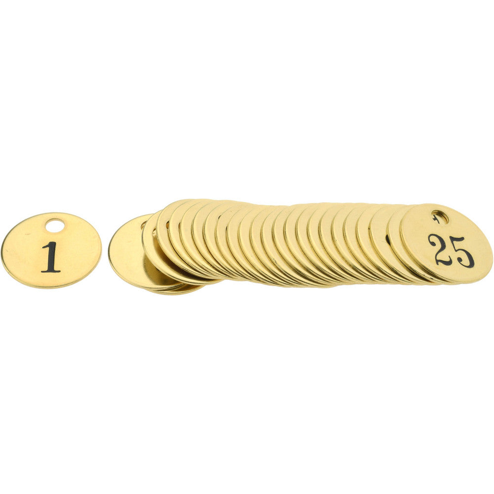 C.H. Hanson 40003 Blank Tag 1'' High, Metal