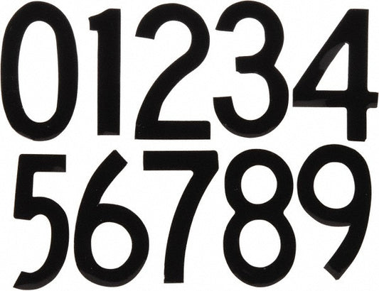 Stranco Incorporated DBV-1-NUM-100 Number & Letter Label "Number Set", 1" High