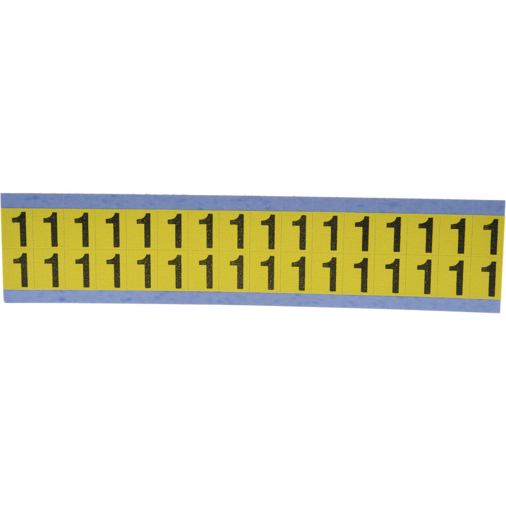 Stranco Incorporated SB3-1 Number & Letter Label "1", Rectangle, 0.5625" Wide