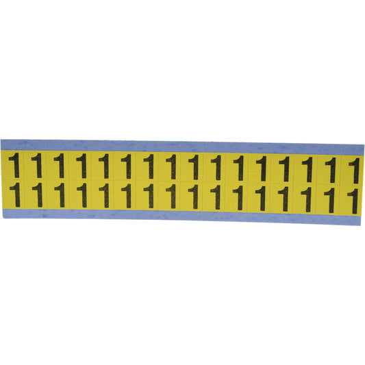 Stranco Incorporated SB3-1 Number & Letter Label "1", Rectangle, 0.5625" Wide