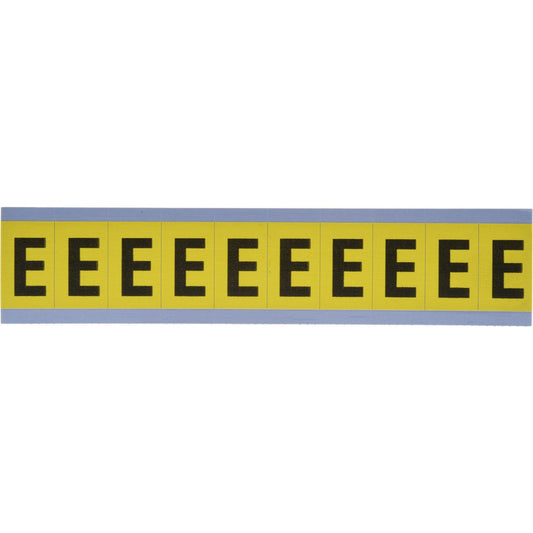 Stranco Incorporated SB4-E Number & Letter Label "E", Rectangle, 0.875" Wide