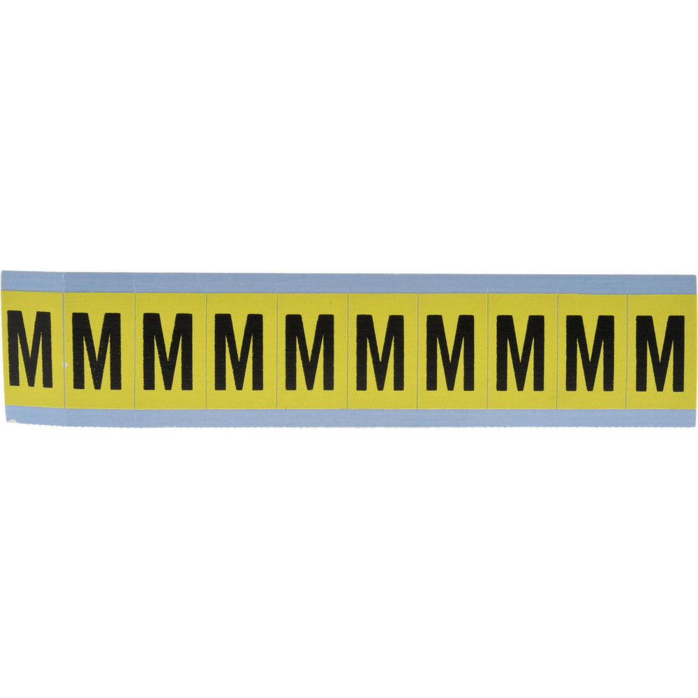 Stranco Incorporated SB4-M Number & Letter Label "M", Rectangle, 0.875" Wide