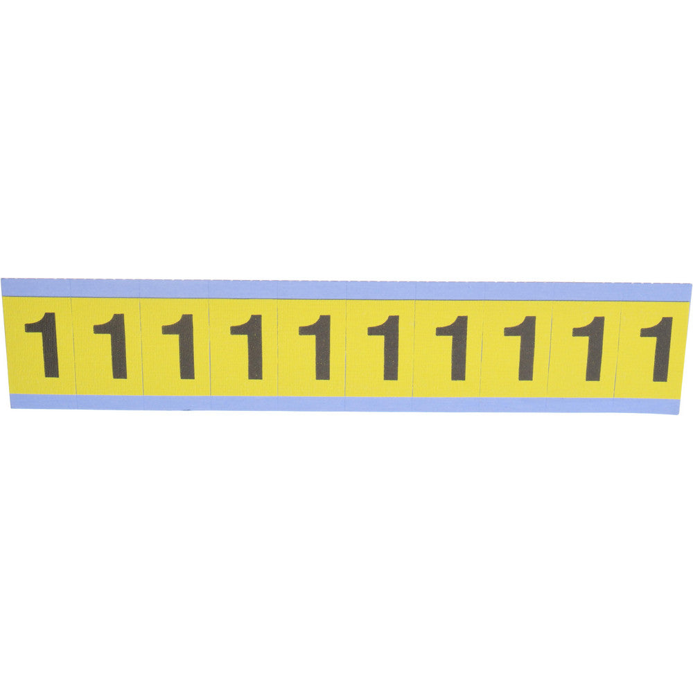 Stranco Incorporated SB4-1 Number & Letter Label "1", Rectangle, 0.875" Wide