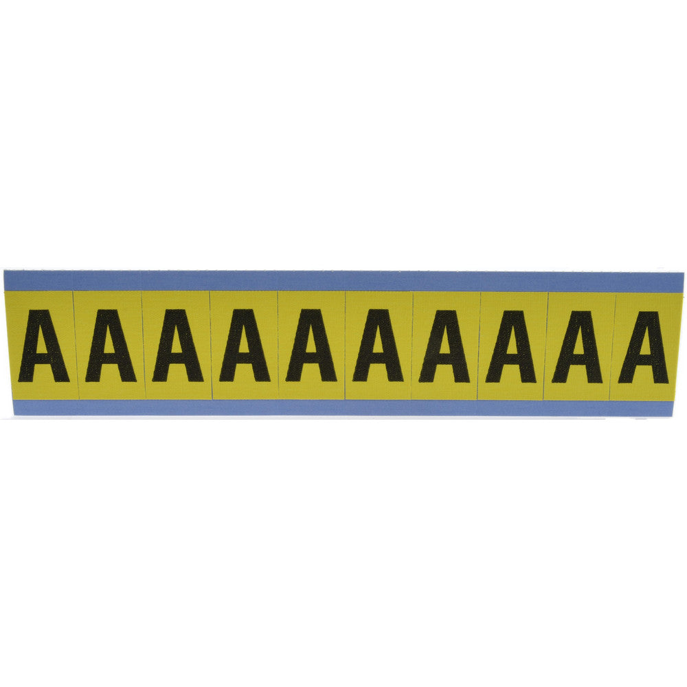 Stranco Incorporated SB4CP-A-Z Number & Letter Label "A-Z", Rectangle, 0.875" Wide