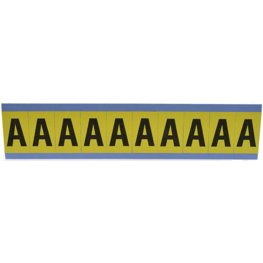 Stranco Incorporated SB4CP-A-Z Number & Letter Label "A-Z", Rectangle, 0.875" Wide