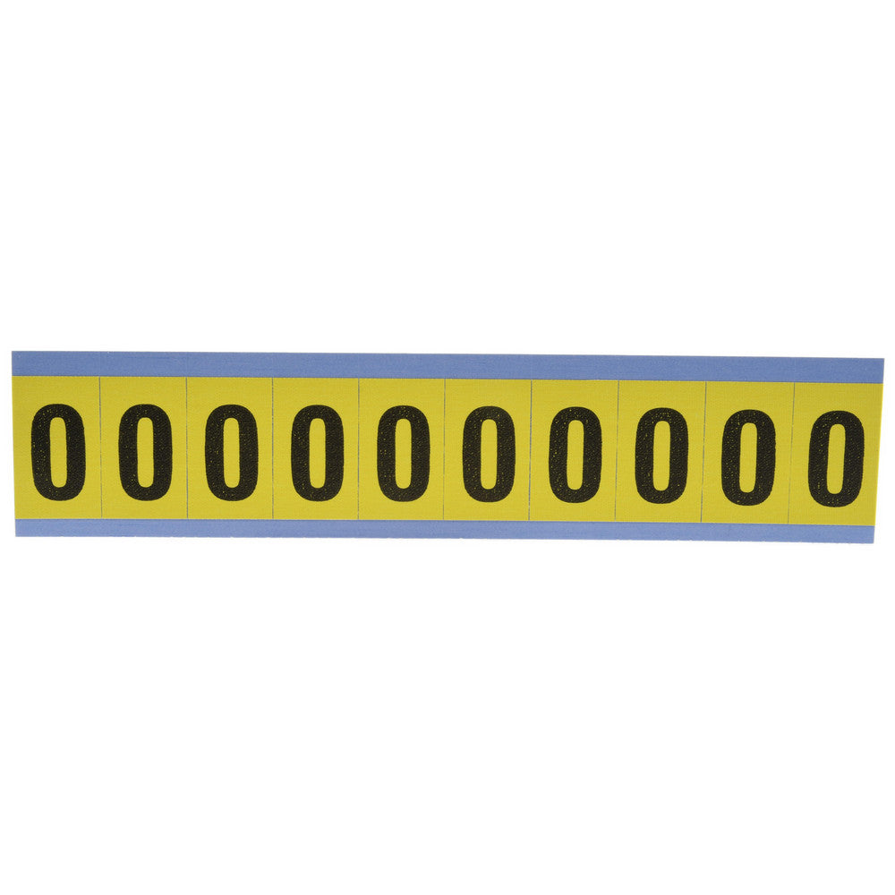 Stranco Incorporated SB4CP-NUM Number & Letter Label "Combo Pack (Numbers)", Rectangle, 0.875" Wide