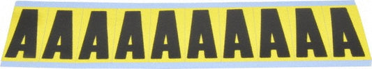 Stranco Incorporated SB5-A Number & Letter Label "A", Rectangle, 1" Wide
