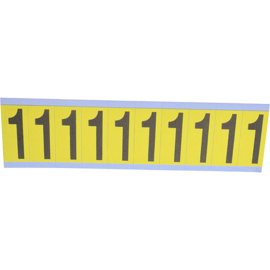 Stranco Incorporated SB5-1 Number & Letter Label "1", Rectangle, 1" Wide
