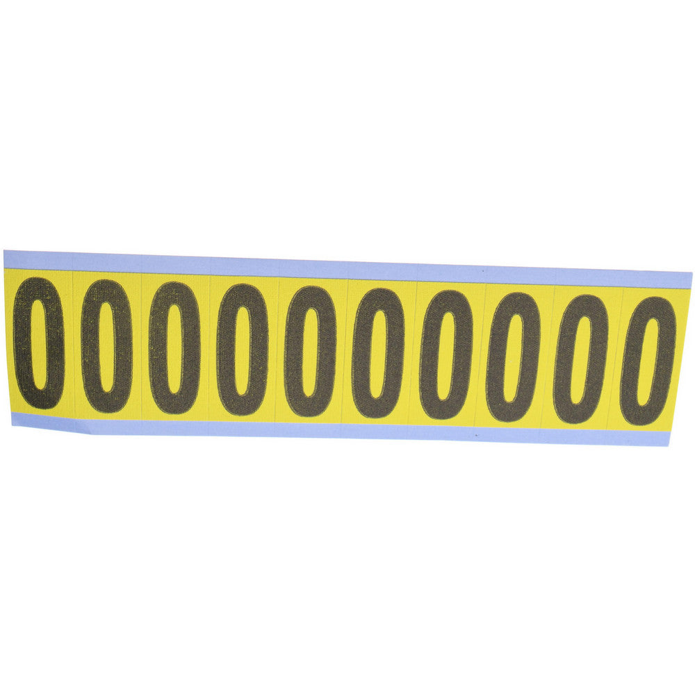 Stranco Incorporated SB5-0 Number & Letter Label "0", Rectangle, 1" Wide