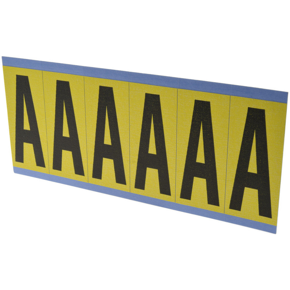 Stranco Incorporated SB6-A Number & Letter Label "A", Rectangle, 1.5" Wide