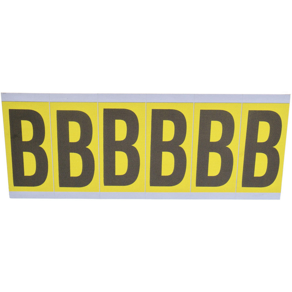 Stranco Incorporated SB6-B Number & Letter Label "B", Rectangle, 1.5" Wide