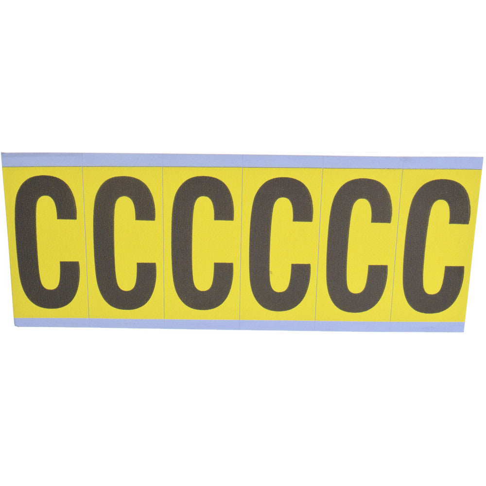 Stranco Incorporated SB6-C Number & Letter Label "C", Rectangle, 1.5" Wide
