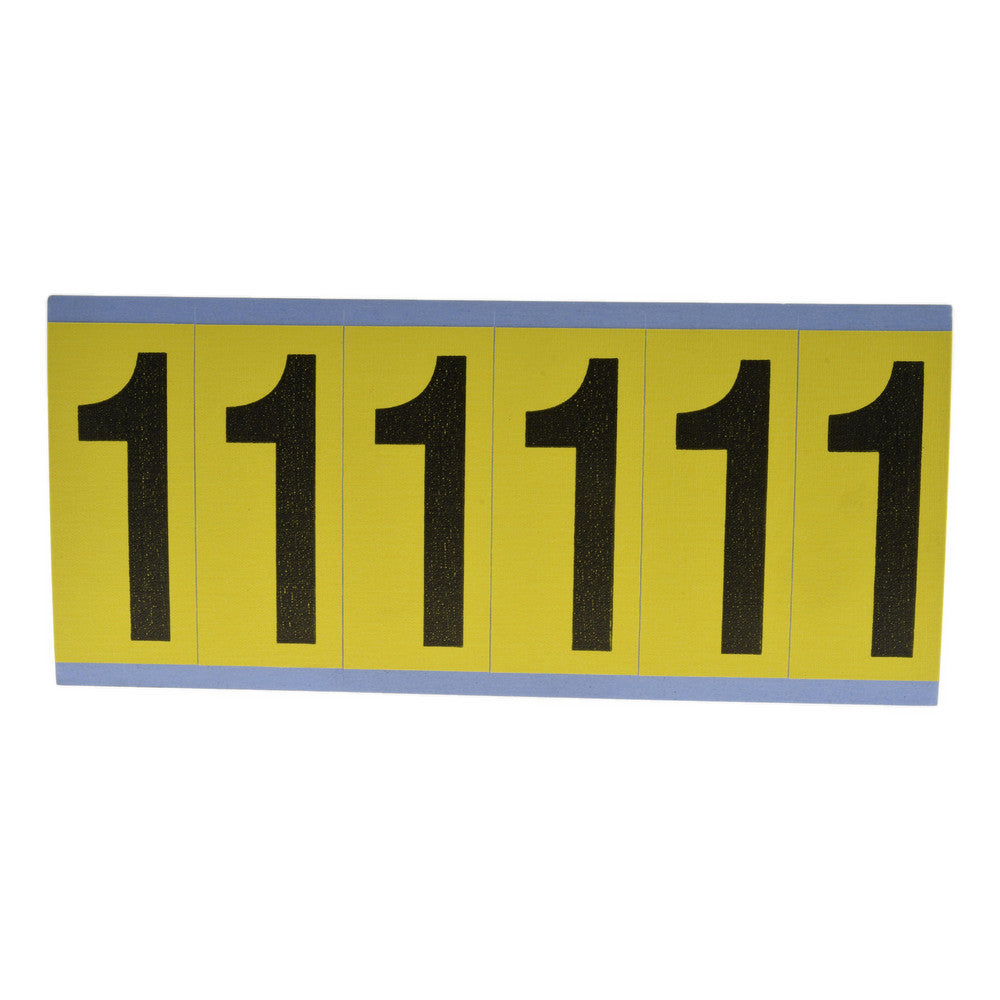 Stranco Incorporated SB6-1 Number & Letter Label "1", Rectangle, 1.5" Wide