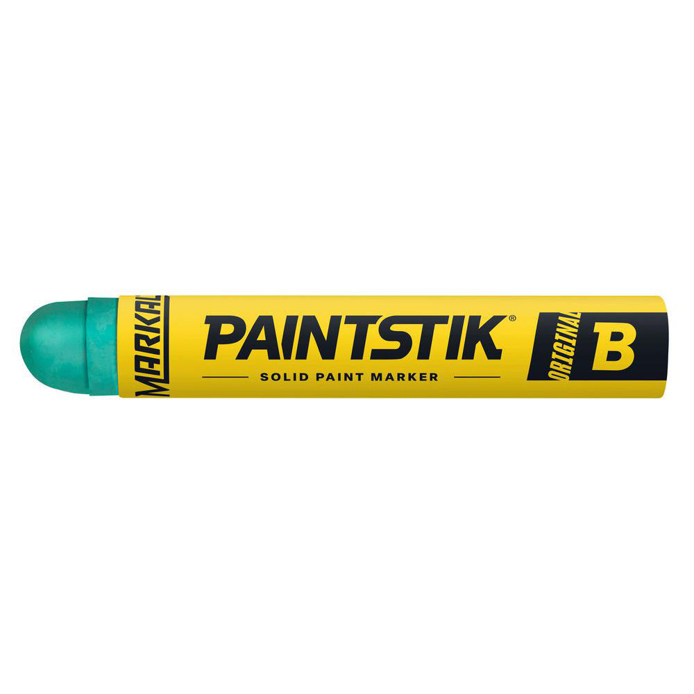 Markal 80226 Solid Paint Marker Green, Oil Base, Round Tip