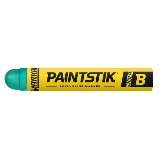 Markal 80226 Solid Paint Marker Green, Oil Base, Round Tip