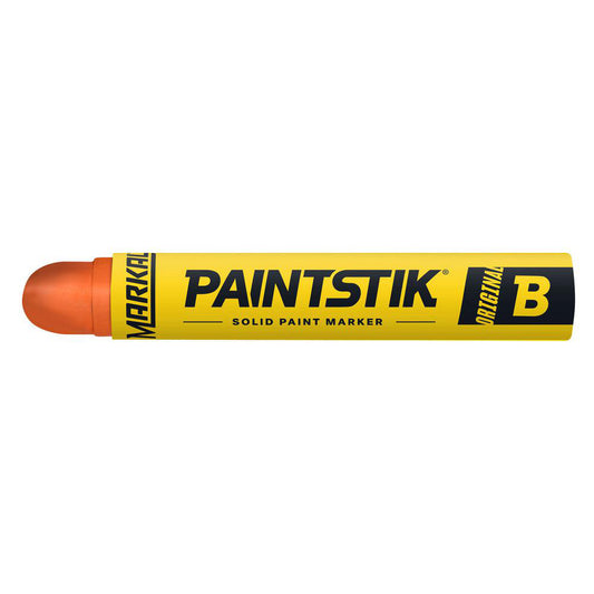 Markal 80224 Solid Paint Marker Orange, Oil Base, Round Tip